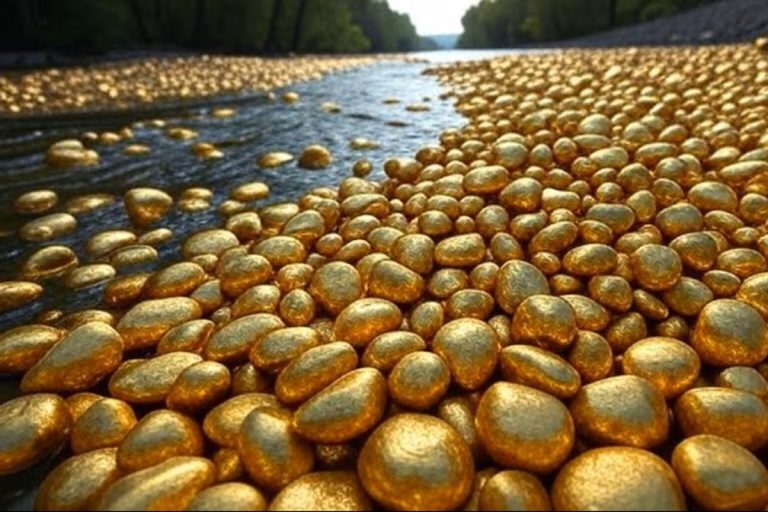 A descoberta do milénio | Descoberto rio com toneladas de ouro, e tudo pertence a um único país