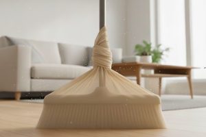 Colocar uma meia velha na vassoura: por que recomendam isso ao varrer e para que serve