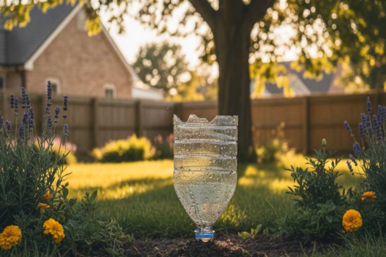 Poucos sabem: por que recomendam colocar uma garrafa de plástico cortada de cabeça para baixo no jardim